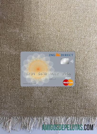 Austrália Ing Direct Bank Master Card Photolook Front baixar para verificação